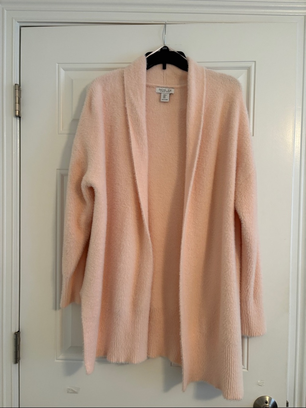 Rachel Zoe Open-Front Blush Pink Cozy Cardigan